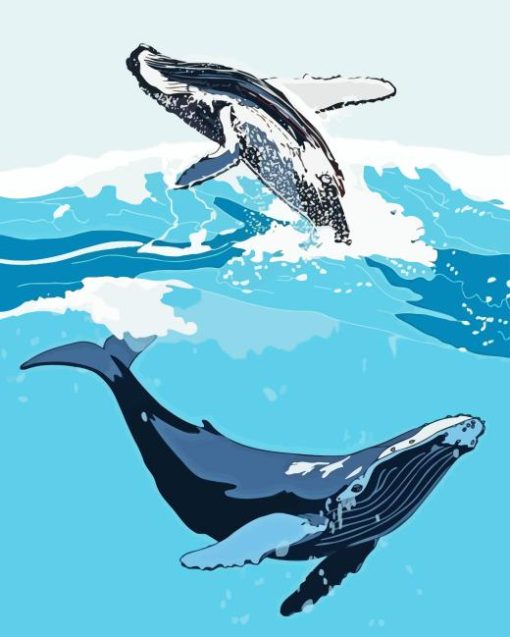 Humpback Whales Diamond Painting