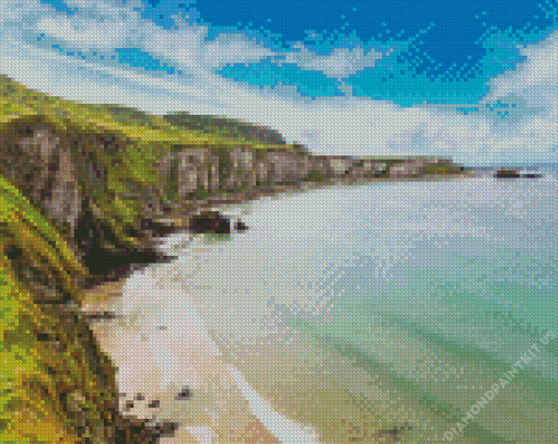 Irish Coast Beach Diamond Painting