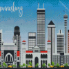 Johannesburg Skyline Diamond Painting