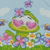 Kawaii Frog With Sunglasses Diamond Painting