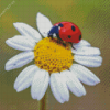 Ladybug Flower Diamond Painting