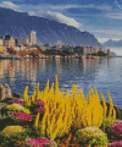 Lake Geneva Switzerland Diamond Painting