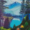 Lake In Alps Diamond Painting