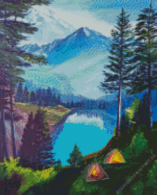 Lake In Alps Diamond Painting