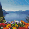 Lecco Lake Landscape Diamond Painting