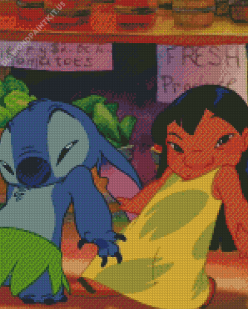 Lilo And Stitch Dancing Diamond Painting