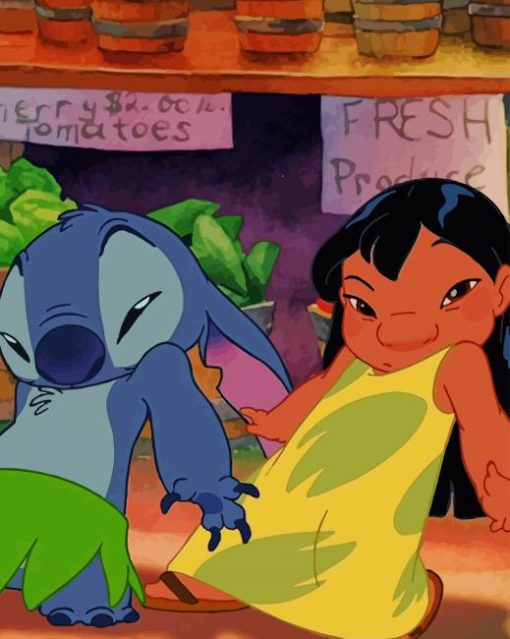 Lilo And Stitch Dancing Diamond Painting