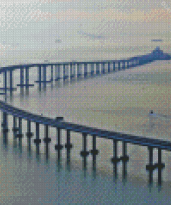 Long Sea Bridge Diamond Painting