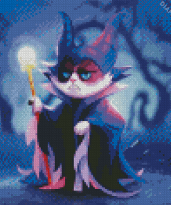 Maleficent Grumpy Cat Diamond Painting