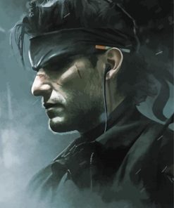 Metal Gear Solid Snake Diamond Painting