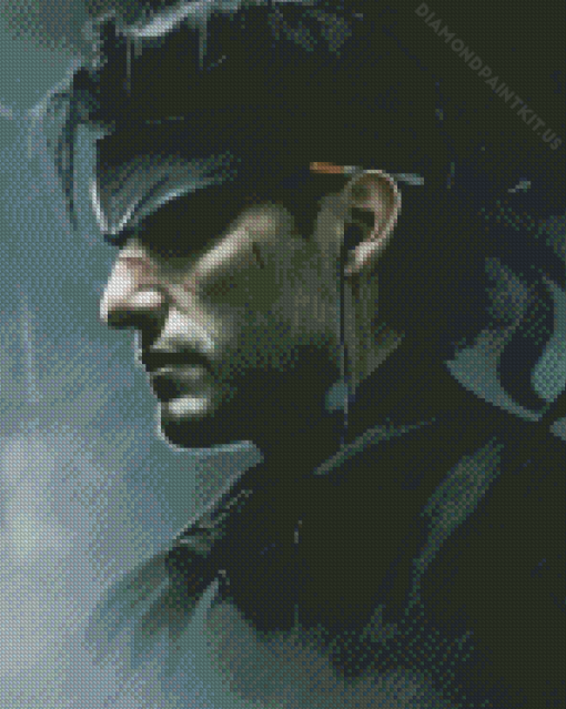 Metal Gear Solid Snake Diamond Painting