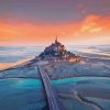Mont Saint Michel Normandie Diamond Painting