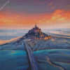 Mont Saint Michel Normandie Diamond Painting
