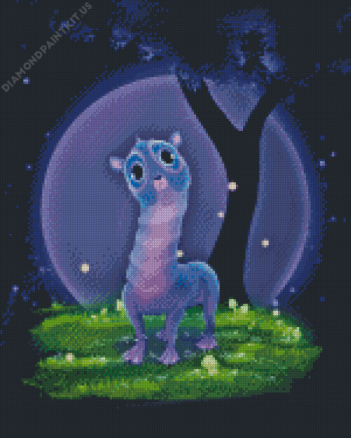 Mooncalf Cartoon Diamond Painting