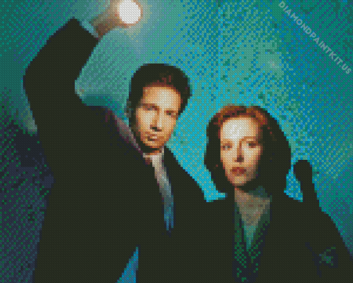 Mulder And Scully Diamond Painting