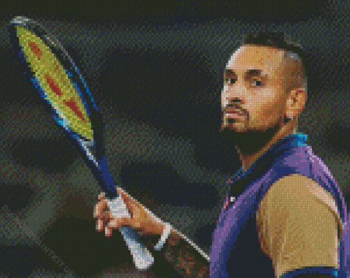 Nicholas Hilmy Kyrgios Diamond Painting