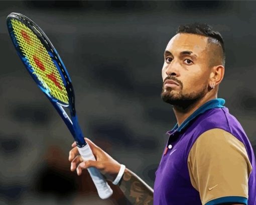 Nicholas Hilmy Kyrgios Diamond Painting