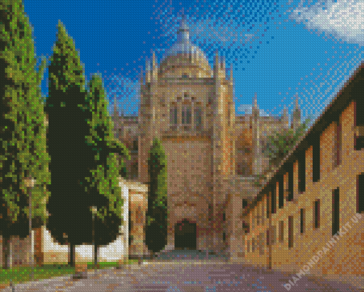 Old Building Salamanca Spain Diamond Painting