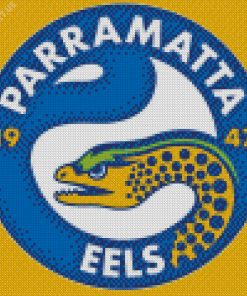 Parramatta Eels Rugby Club Logo Diamond Painting