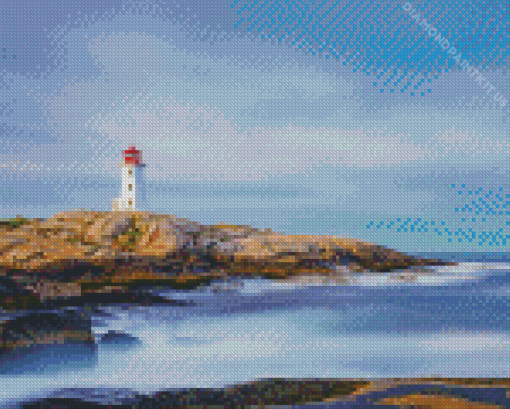 Peggy Cove Lighthouse Diamond Painting