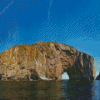 Perce Rock Landscape Diamond Painting