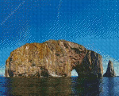 Perce Rock Landscape Diamond Painting