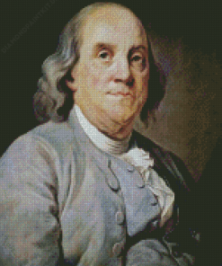 Portrait Of Benjamin Franklin Boston Diamond Painting