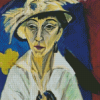 Portrait Of Erna Schilling By Kirchner Diamond Painting