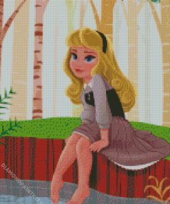 Princess Aurora Tea Time Diamond Painting