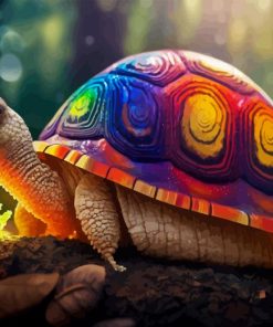 Rainbow Turtle Diamond Painting