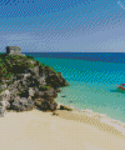 Riviera Maya Seascape Diamond Painting