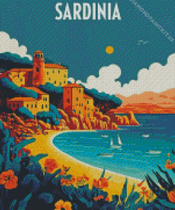 Sardinia Poster Diamond Painting