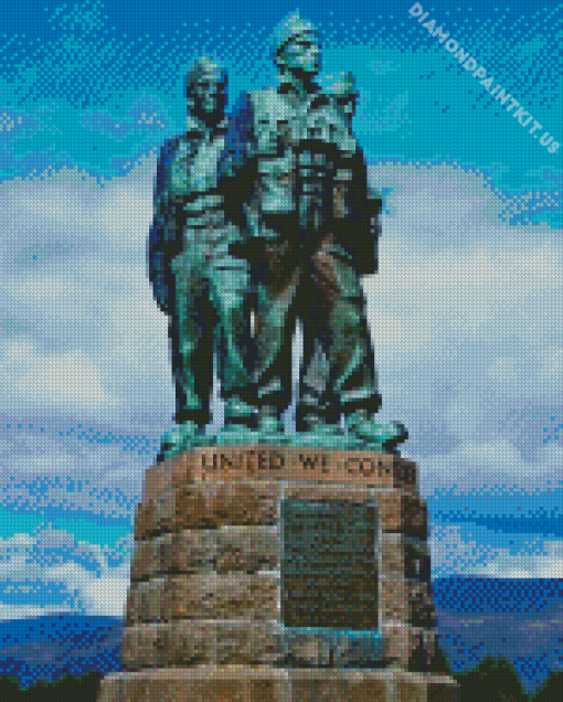 Scotland Commando Memorial Diamond Painting