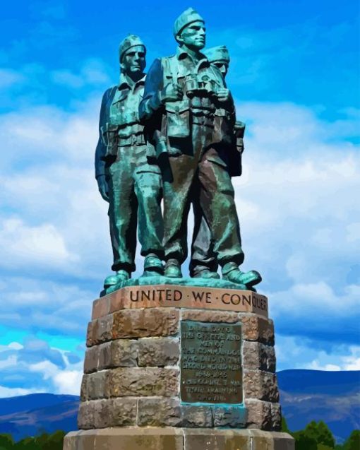 Scotland Commando Memorial Diamond Painting