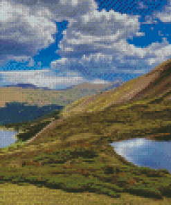 Silver Lake Colorado Landscape Diamond Painting