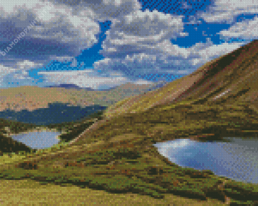 Silver Lake Colorado Landscape Diamond Painting