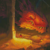 Smaug The Hobbit Dragon Diamond Painting