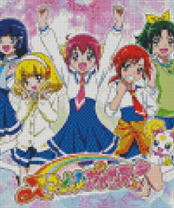 Smile Precure Anime Diamond Painting