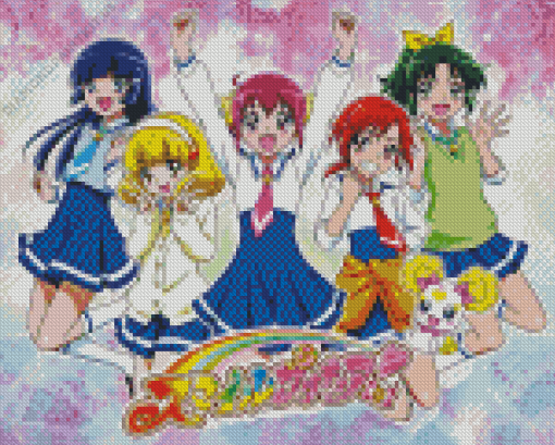 Smile Precure Anime Diamond Painting