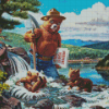 Smokey Bear Diamond Painting