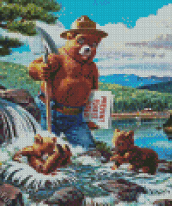 Smokey Bear Diamond Painting