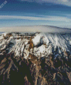 Snowy Mount Kilimanjaro Diamond Painting