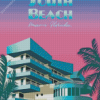 South Beach Miami Florida Poster Diamond Painting
