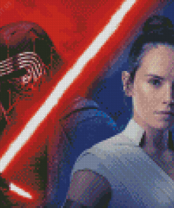 Star Wars Kylo And Rey Diamond Painting