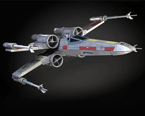 Starwars Xwing Fighter With Interior Diamond Painting