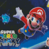 Super Mario Galaxy Game Diamond Painting