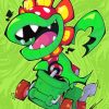 Super Mario Petey Piranha Diamond Painting