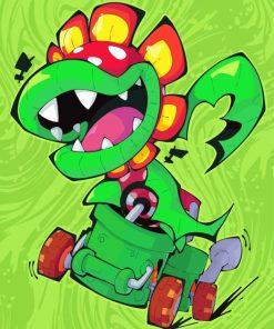 Super Mario Petey Piranha Diamond Painting