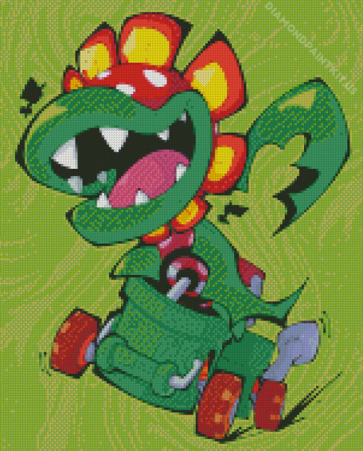 Super Mario Petey Piranha Diamond Painting