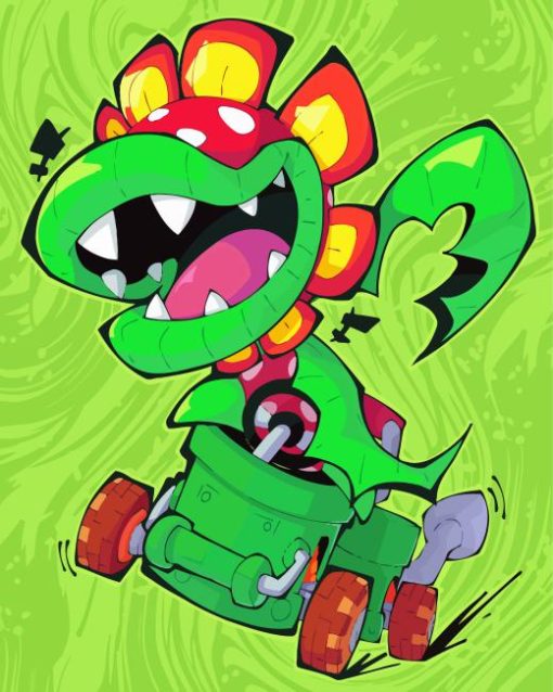 Super Mario Petey Piranha Diamond Painting